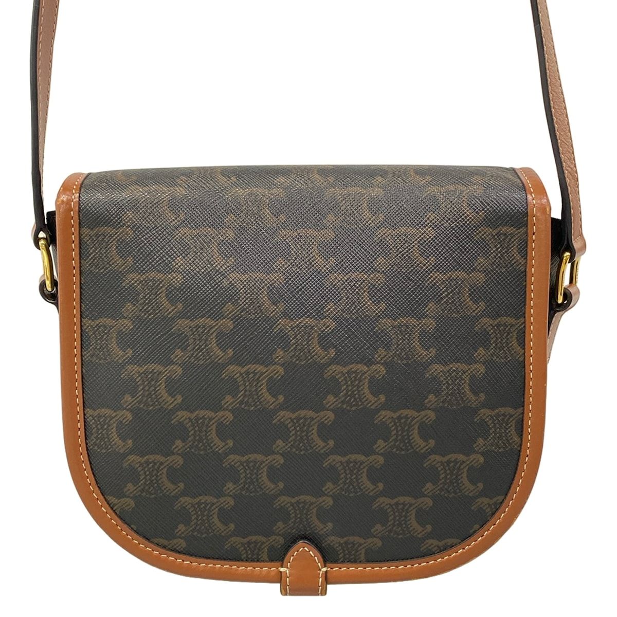 Celine Shoulder Bag Medium for Luco Tan Crossbody Leather — view 3