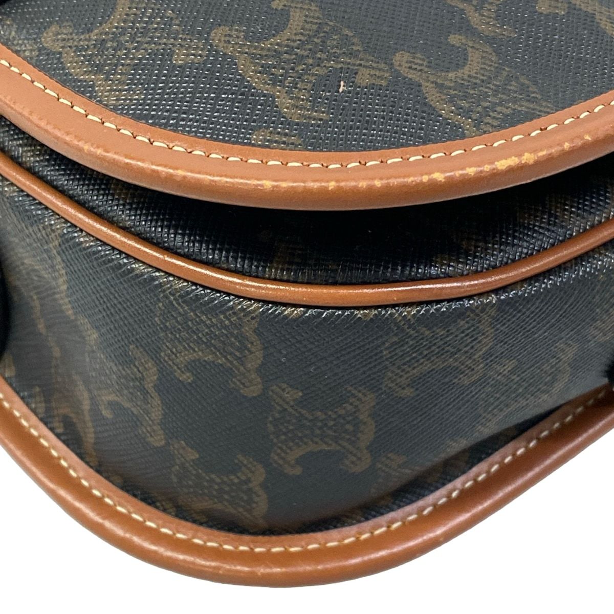 Celine Shoulder Bag Medium for Luco Tan Crossbody Leather — view 6