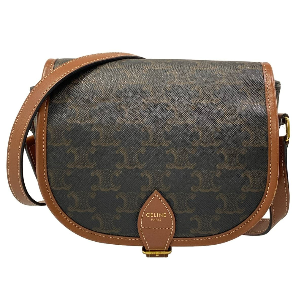 Celine Shoulder Bag Medium for Luco Tan Crossbody Leather