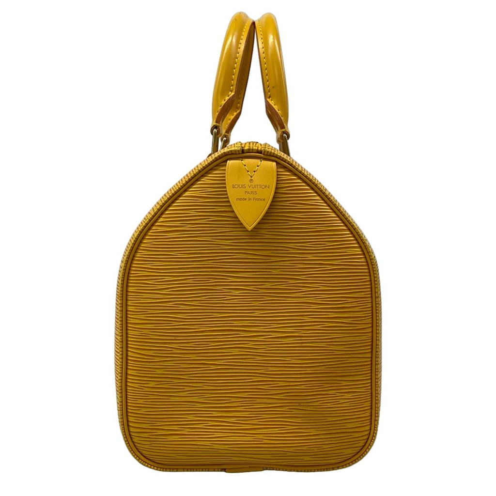 Louis Vuitton Handbag Epi Speedy 25 Jaune Leather — view 4