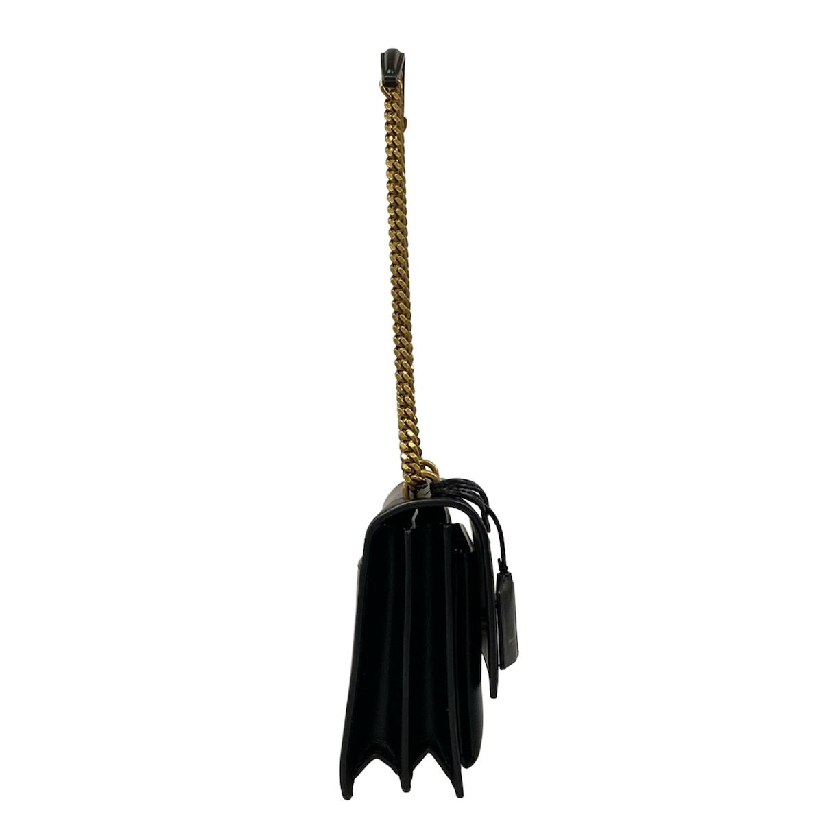 Saint Laurent Paris Shoulder Bag Sunset Medium Black Chain Leather — view 2