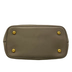 Prada Tote Bag Gray Beige Leather — view 5