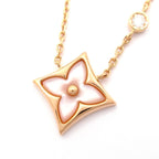 Louis Vuitton Pendant Star Blossom BB 18k Pink Gold White Mother of Pearl
