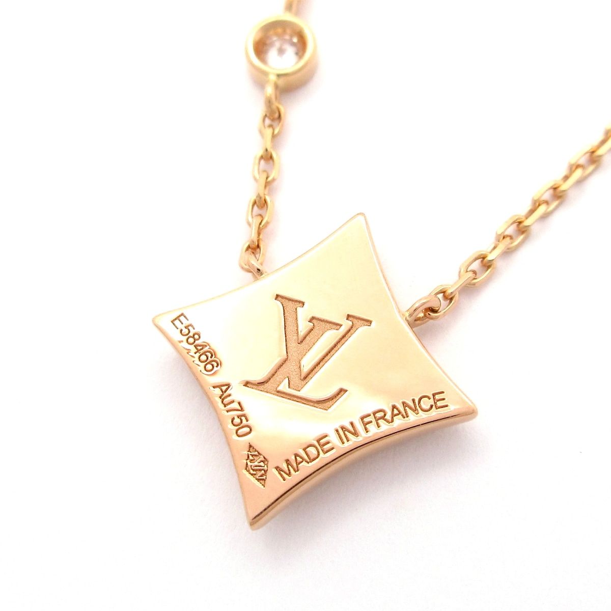 Louis Vuitton Pendant Star Blossom BB 18k Pink Gold White Mother of Pearl — view 3