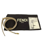 Fendi Handbag Peekaboo Iconic Small Beige Inside Zucca Pattern Leather — view 8