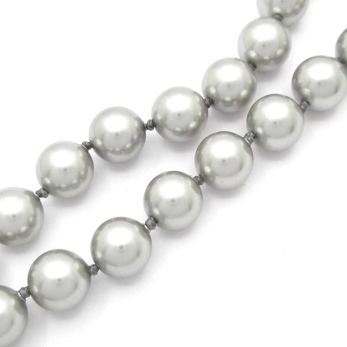 Chanel Necklace CC Logo Silver — view 6