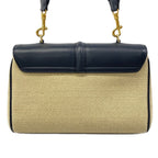 Celine Shoulder Bag Teen Soft 16 DJ 9.01 NA Beige Navy Strap Removable Leather — view 3