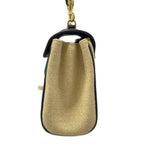 Celine Shoulder Bag Teen Soft 16 DJ 9.01 NA Beige Navy Strap Removable Leather — view 4