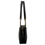 Chanel Shoulder Bag Black Triple Coco Chain Gold — view 2
