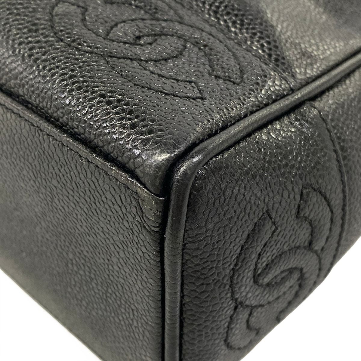 Chanel Shoulder Bag Black Triple Coco Chain Gold — view 6