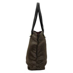 Hermes Tote Bag Chennai MM Vertical Dark Brown Gold Leather — view 2