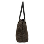 Hermes Tote Bag Chennai MM Vertical Dark Brown Gold Leather — view 4
