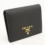 Prada Saffiano Leather Wallet Bifold Calfskin