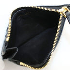 Prada Card Case Saffiano Triangle Coin Purse Calfskin — view 3