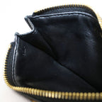 Prada Card Case Saffiano Triangle Coin Purse Calfskin — view 4