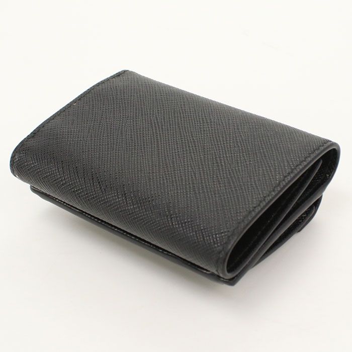 Prada Saffiano Leather Wallet Trifold Calfskin — view 2