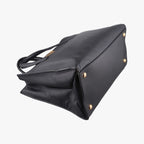 Prada Triple Pocket Convertible Zip Tote Bag Black Saffiano Leather 7 — view 5