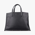 Prada Triple Pocket Convertible Zip Tote Bag Black Saffiano Leather 7 — view 2