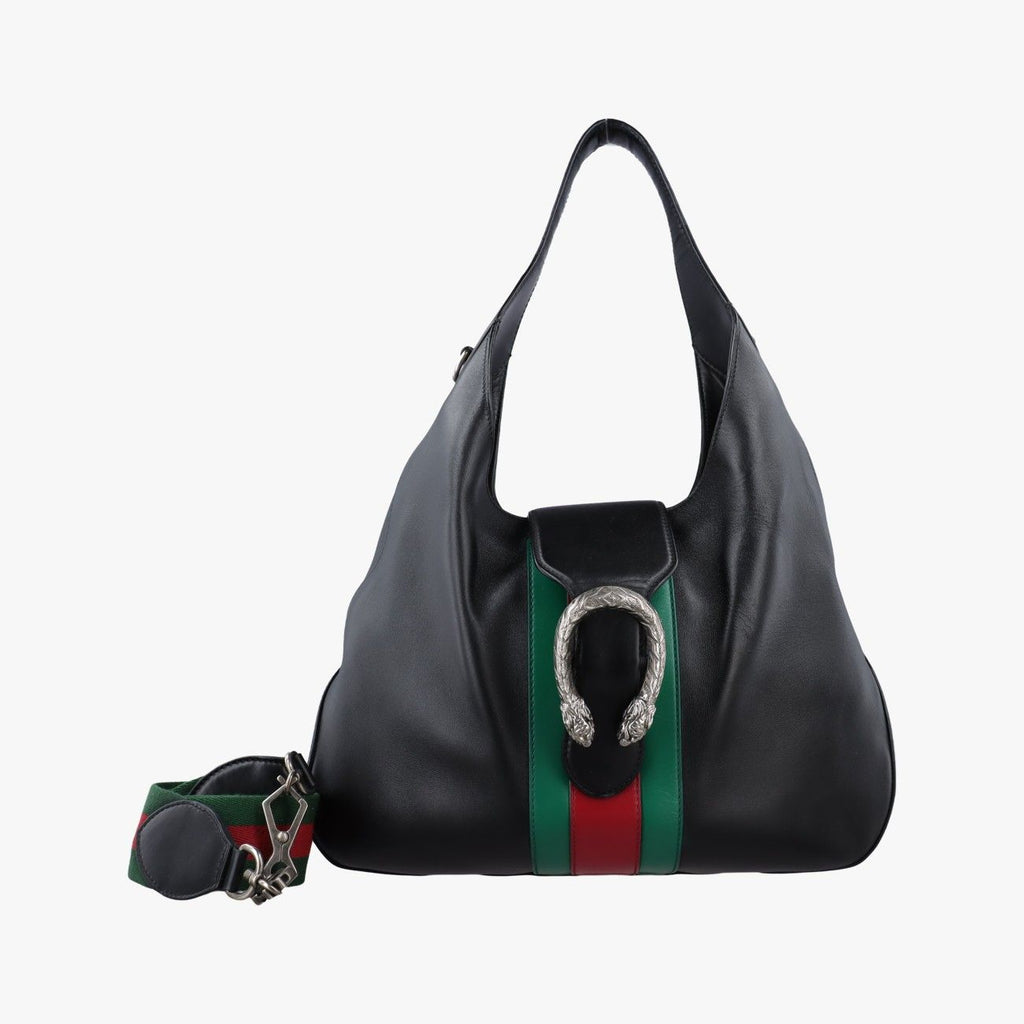 Gucci Dionysus Hobo Black Leather