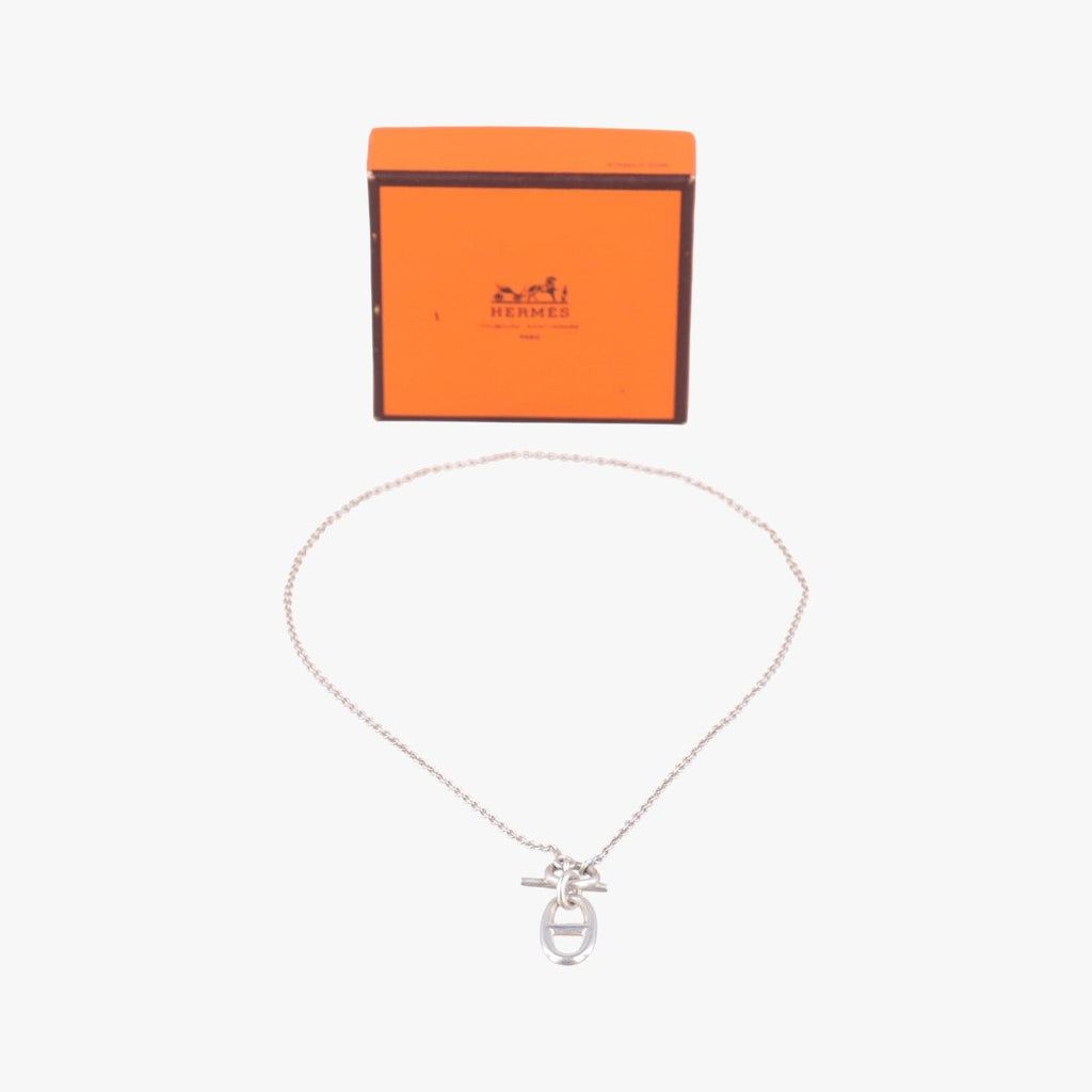 Hermes Chaine D'ancre Amulette Silver — view 4