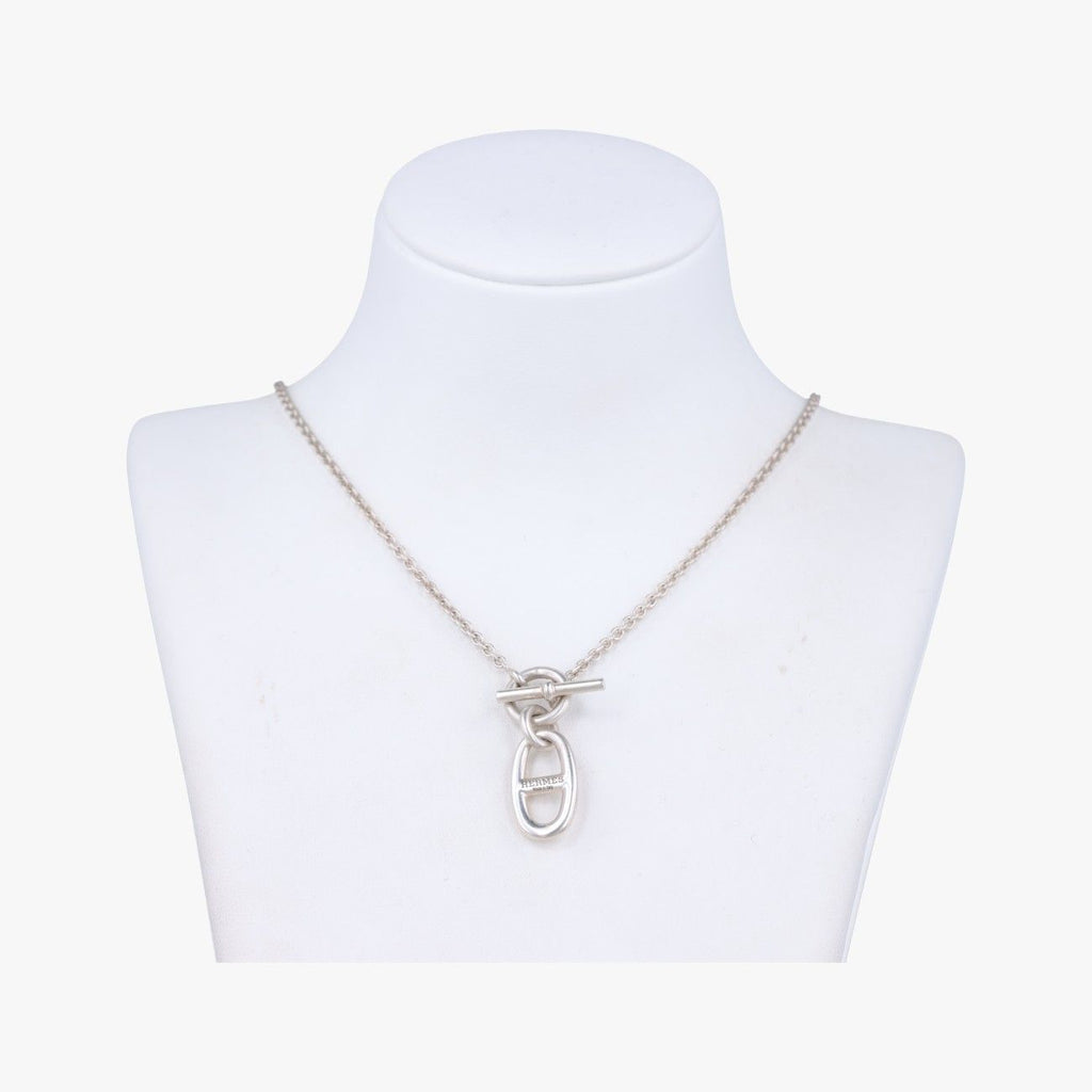 Hermes Chaine D'ancre Amulette Silver — view 2