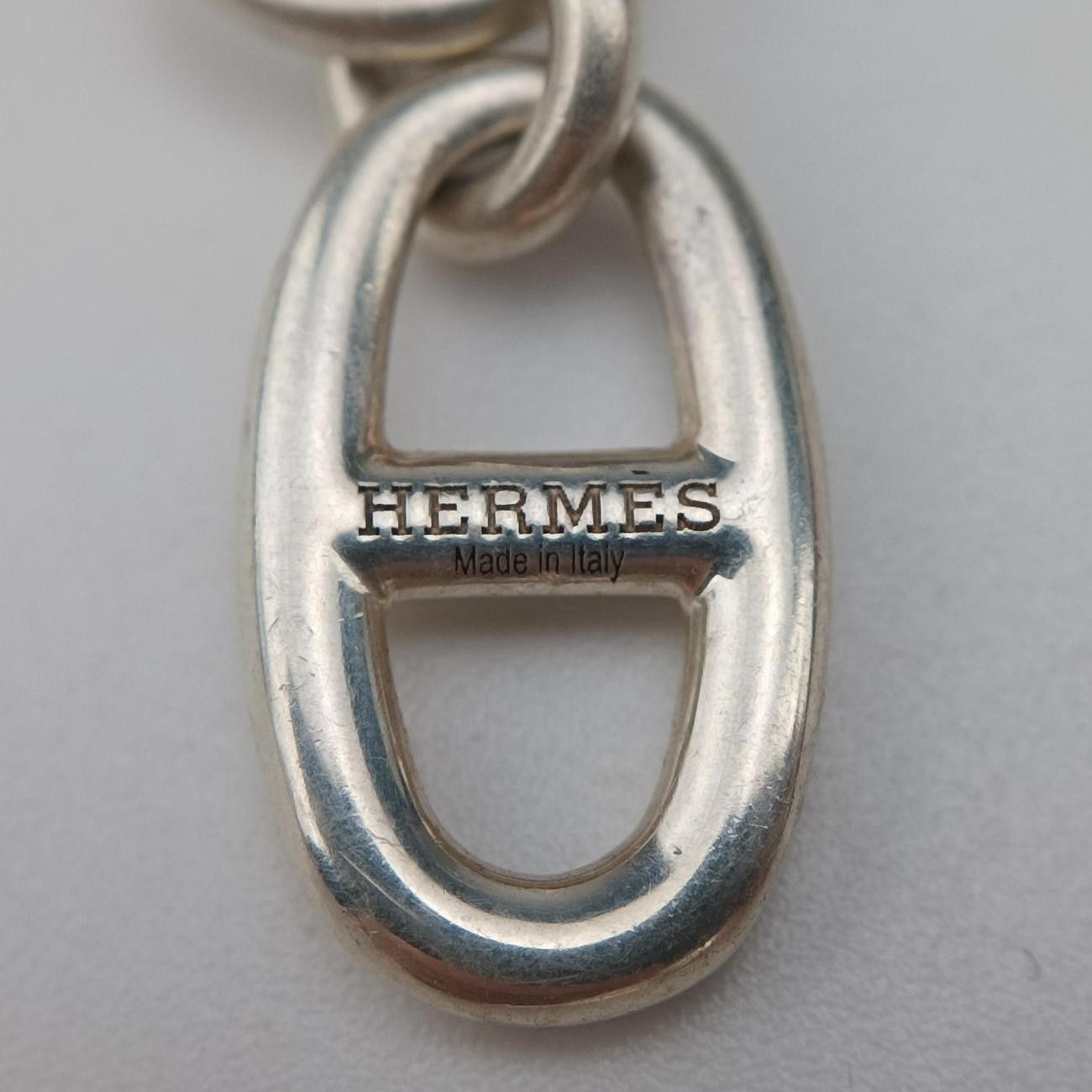 Hermes Chaine D'ancre Amulette Silver — view 6