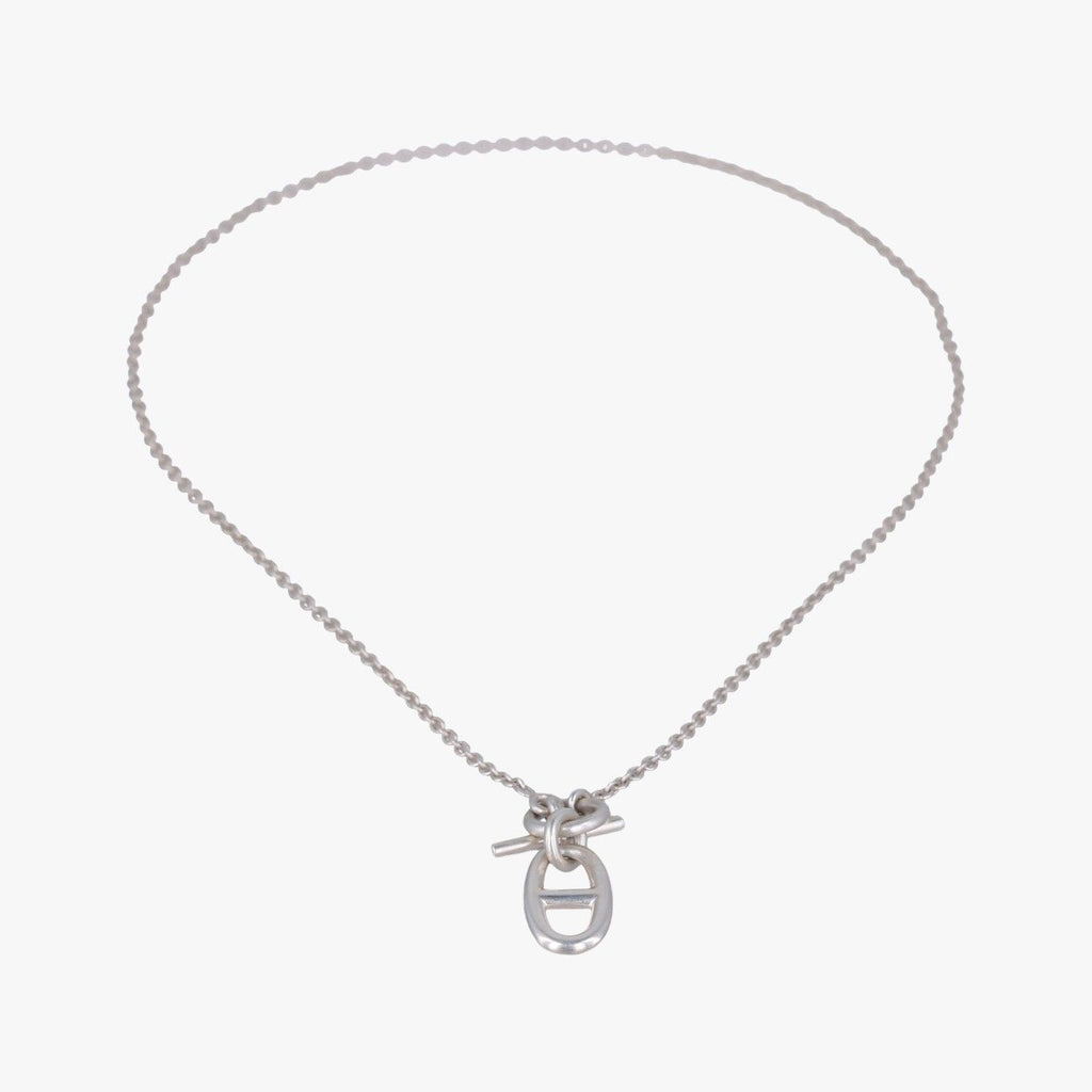 Hermes Chaine D'ancre Amulette Silver — view 3
