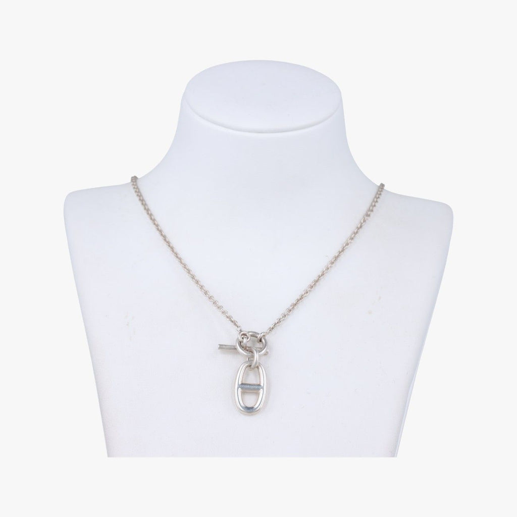 Hermes Chaine D'ancre Amulette Silver