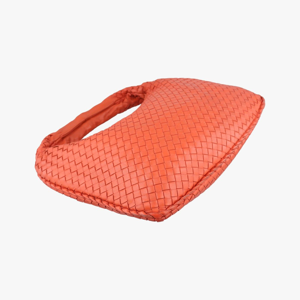 Bottega Veneta Intrecciato Orange Lambskin — view 5