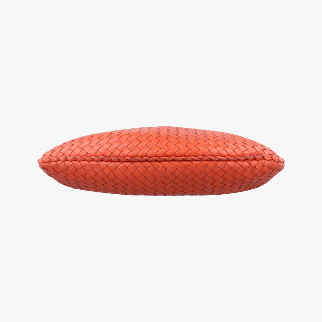 Bottega Veneta Intrecciato Orange Lambskin — view 3