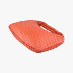Bottega Veneta Intrecciato Orange Lambskin — view 4