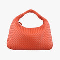 Bottega Veneta Intrecciato Orange Lambskin