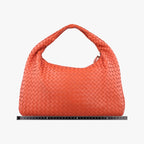 Bottega Veneta Intrecciato Orange Lambskin — view 2