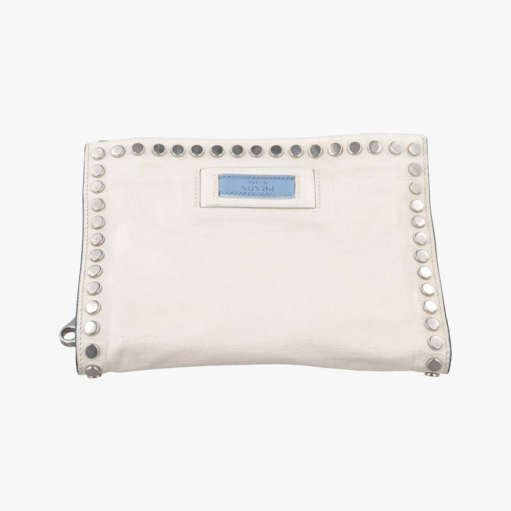 Prada Etiquette White Leather — view 8
