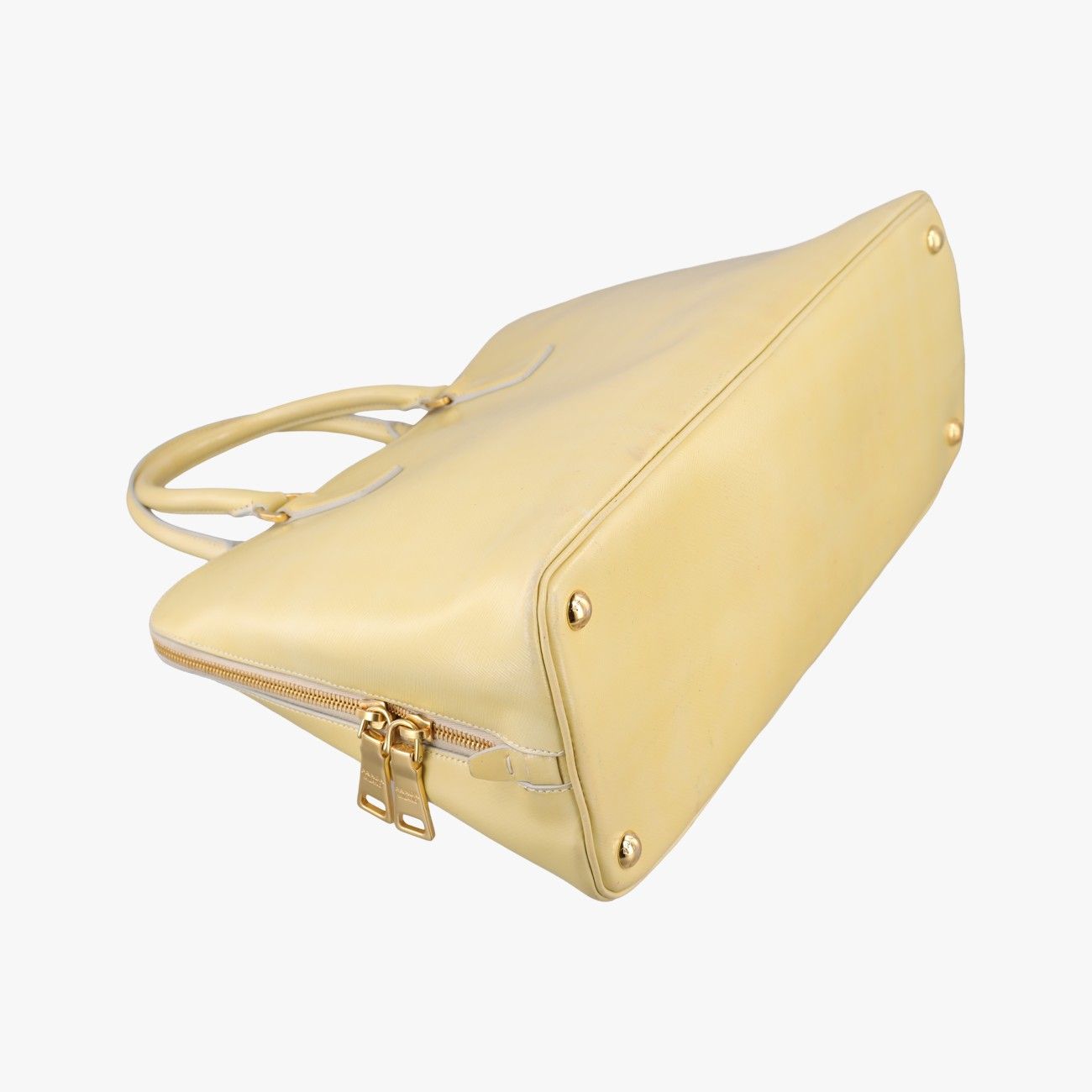 Prada Promenade Yellow Saffiano Leather 7 — view 7