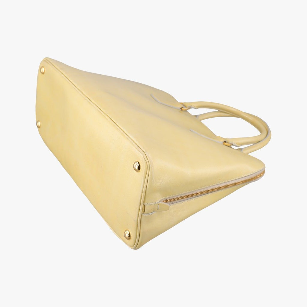 Prada Promenade Yellow Saffiano Leather 7 — view 6