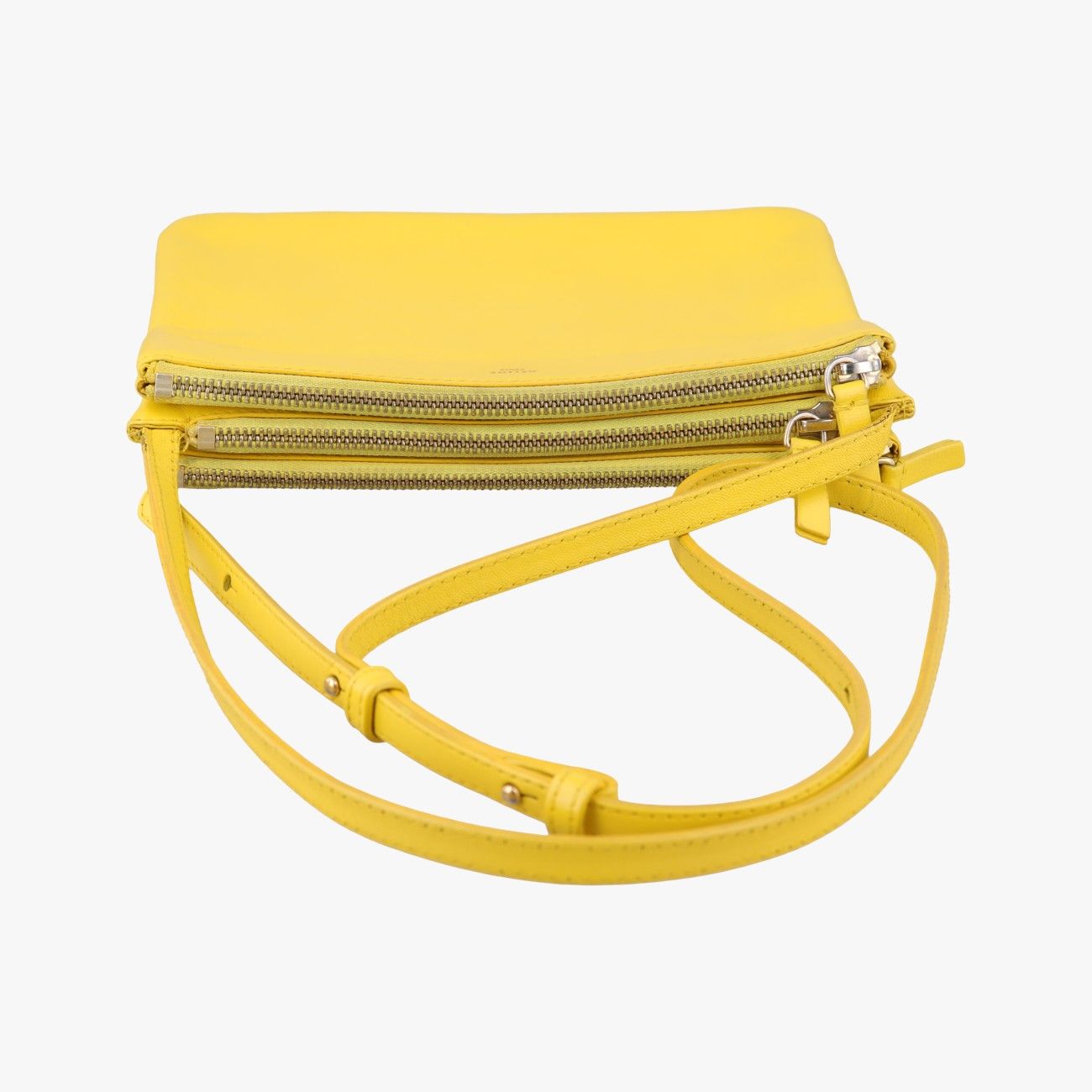 Celine Trio Yellow Leather — view 8