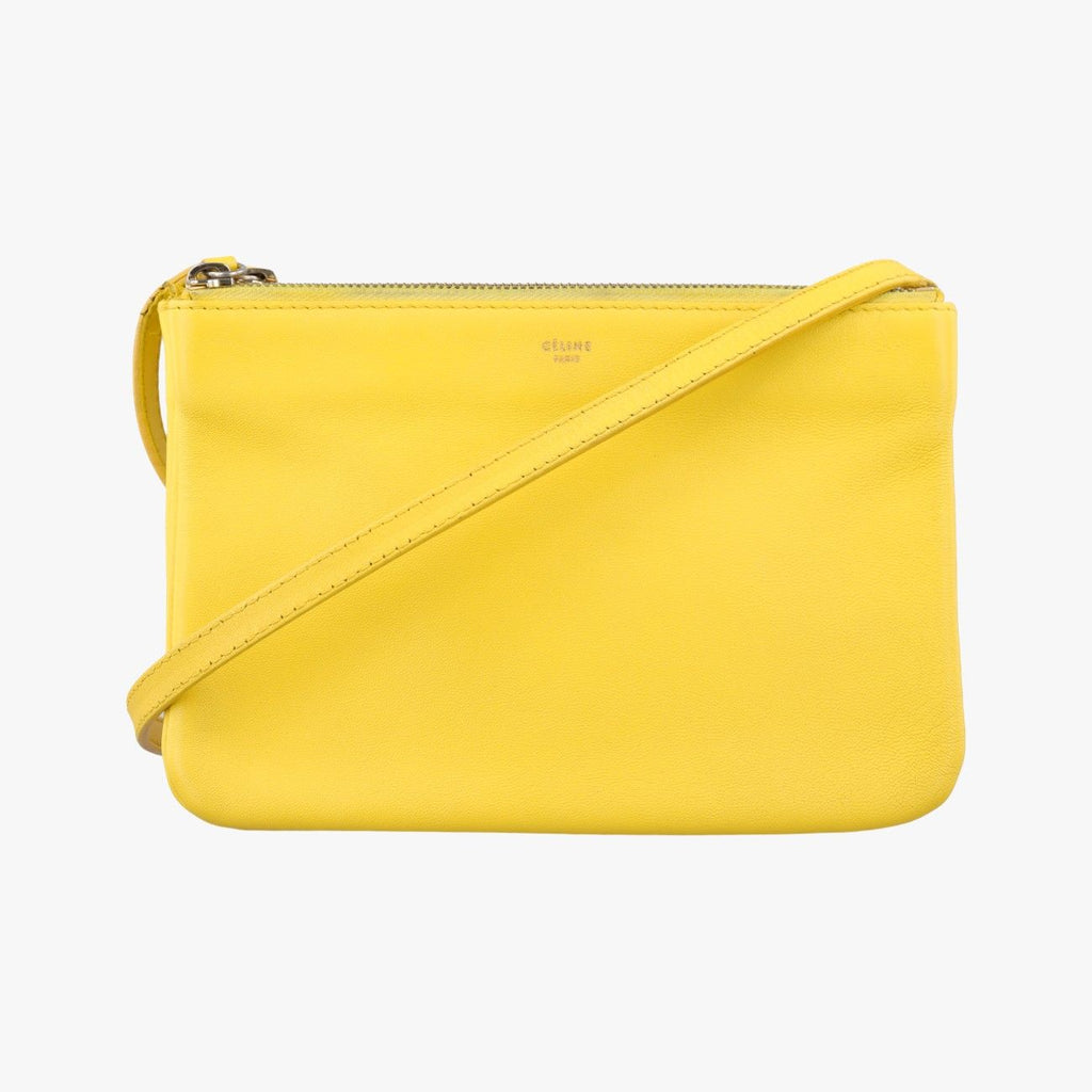 Celine Trio Yellow Leather