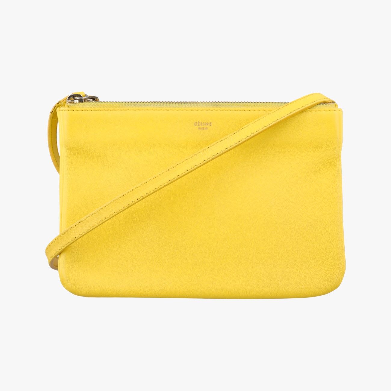 Celine Trio Yellow Leather