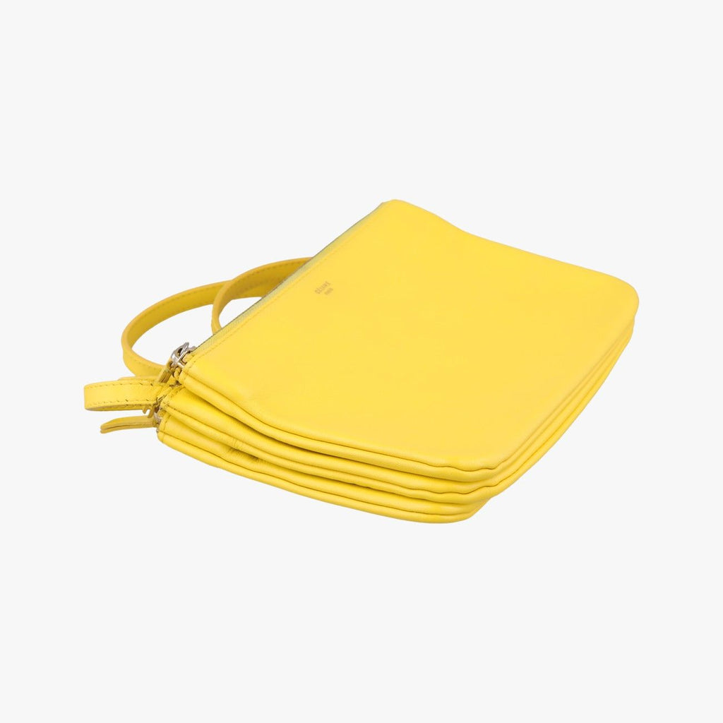Celine Trio Yellow Leather — view 5