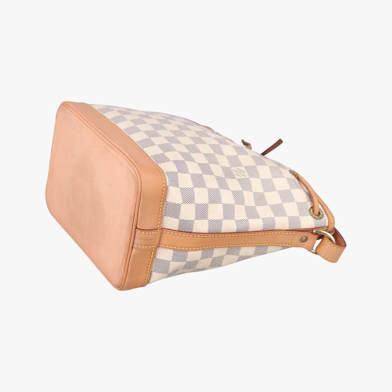 Louis Vuitton Noe BB Azur Damier Canvas Bucket Bag — view 4