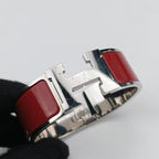 Hermes Clic Clac Red Silver — view 4
