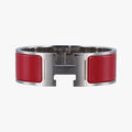 Hermes Clic Clac Red Silver