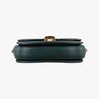 Gucci Sylvie 1969 Green Leather Shoulder Bag — view 3