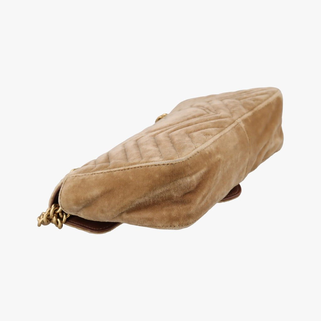 Gucci GG Marmont Khaki Velour — view 7