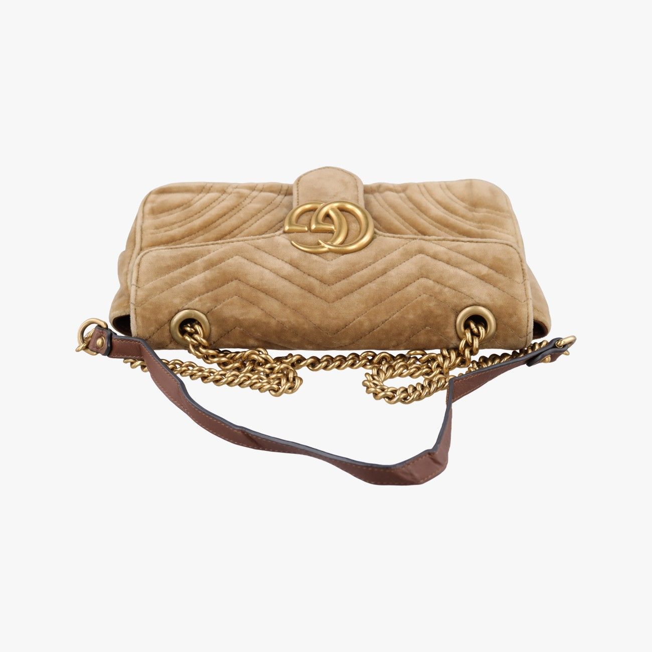 Gucci GG Marmont Khaki Velour — view 8