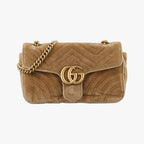Gucci GG Marmont Khaki Velour