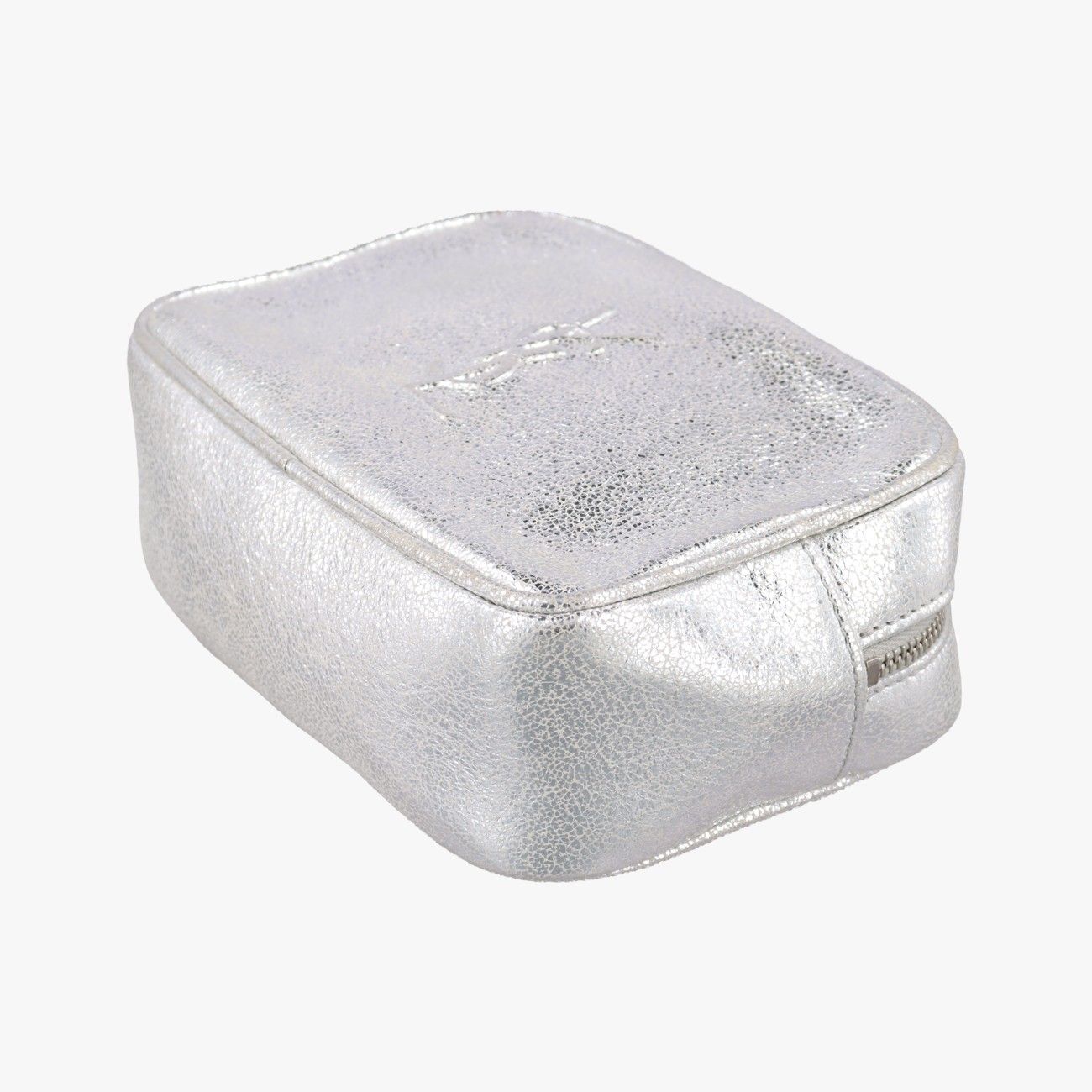 Saint Laurent Lou Camera Silver Leather — view 4
