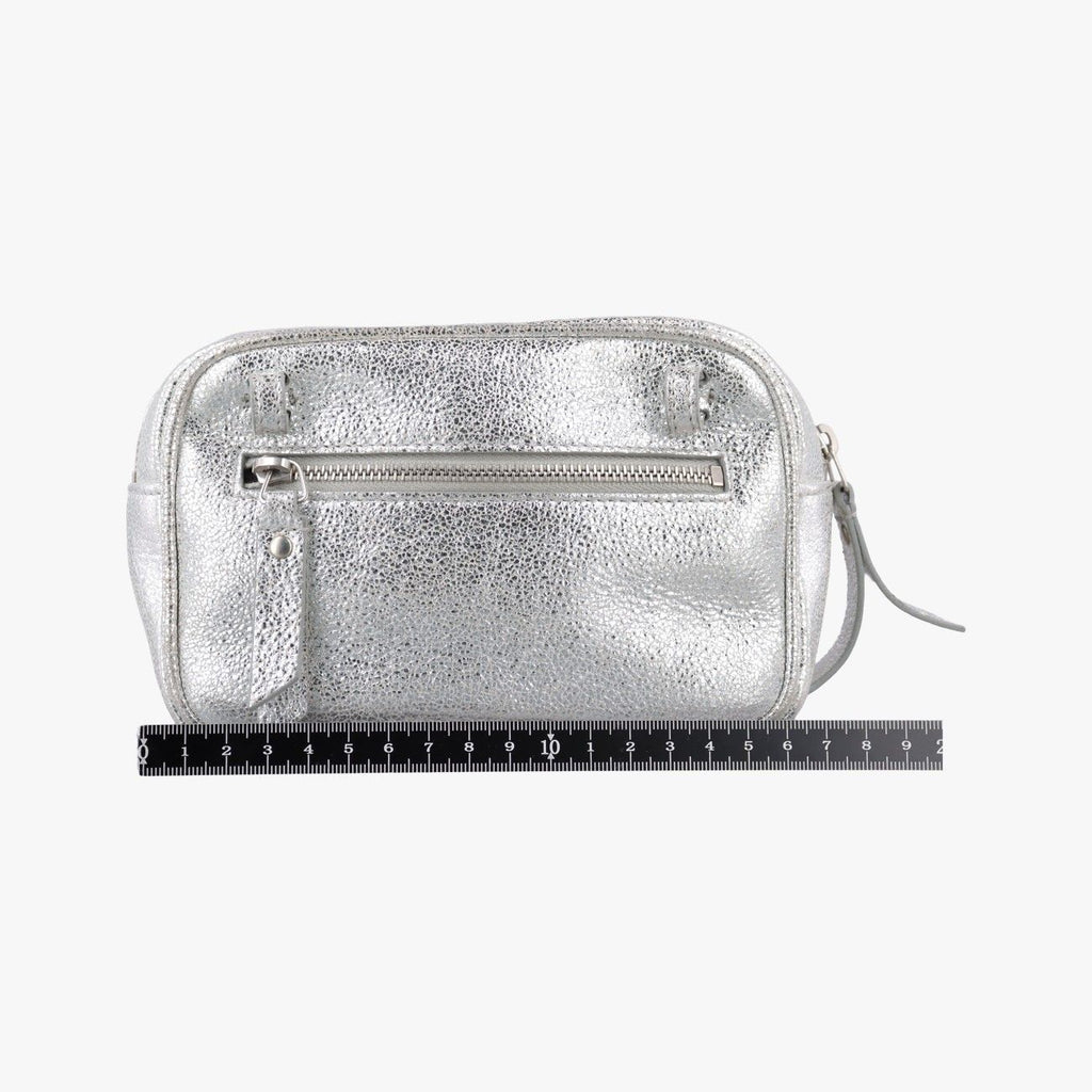 Saint Laurent Lou Camera Silver Leather — view 2