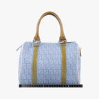 Fendi Zucca Pattern Zucchino Glitter Logo Blue — view 2